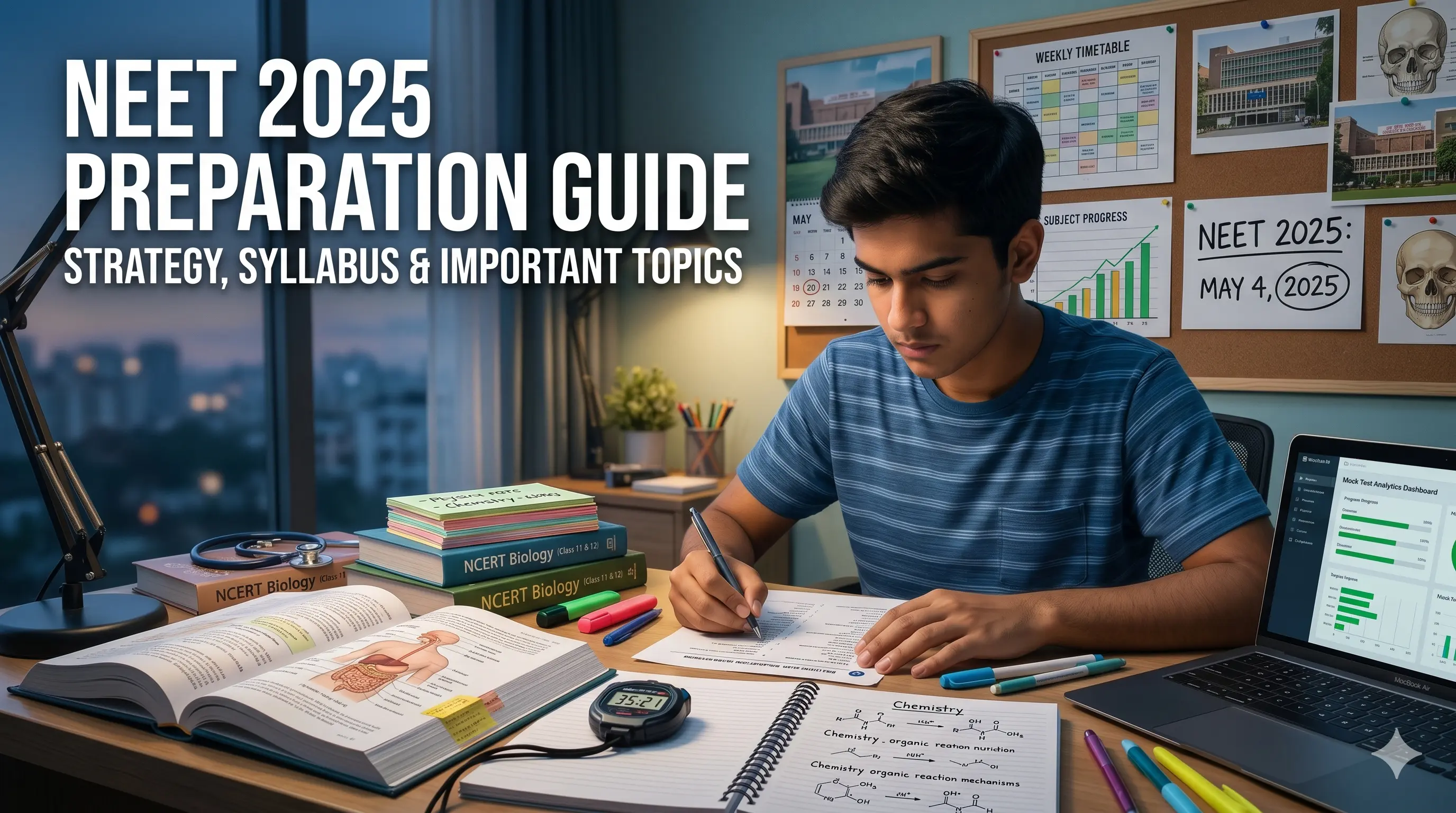 NEET 2025 Preparation Guide: Strategy, Syllabus and Important Topics